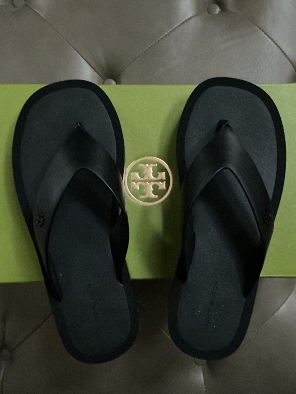 Tory Burch platform flip flops, NWT